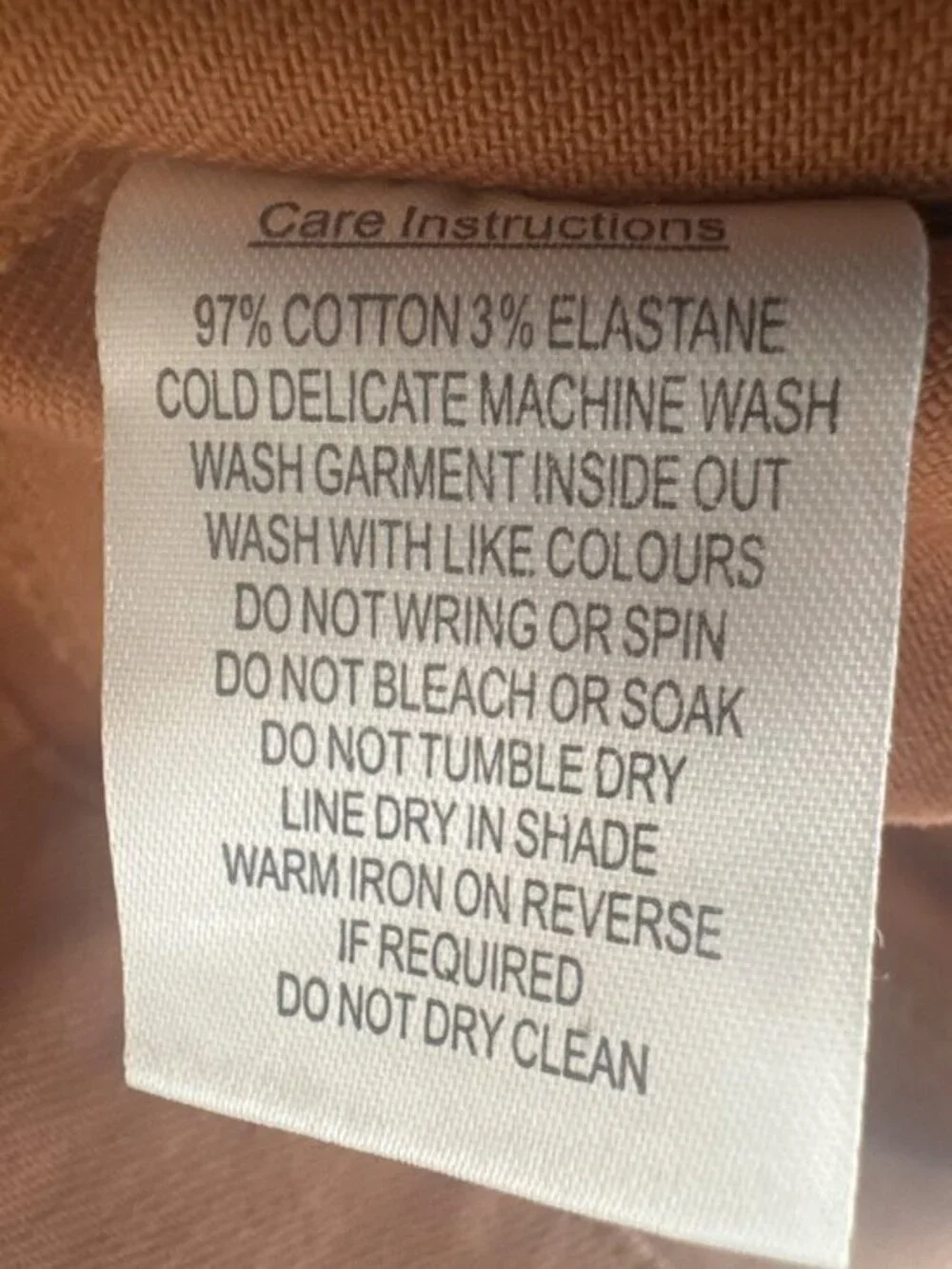 New Princess Highway Size 12 Rust Wide-Leg High Rise Pants Cotton Blend